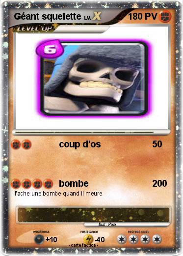 Pokemon Géant squelette