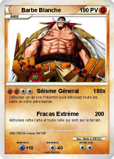 Pokemon Barbe Blanche