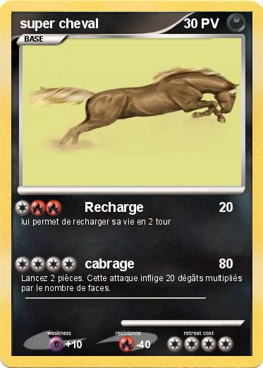 Pokemon super cheval
