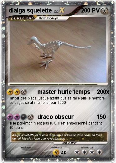 Pokemon dialga squelette