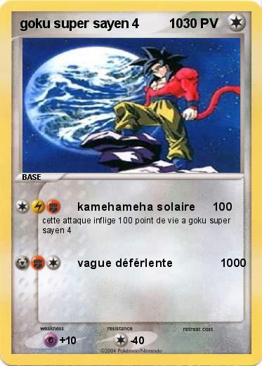 Pokemon goku super sayen 4        10