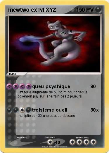 Pokemon mewtwo ex lvl XYZ