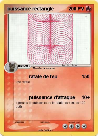 Pokemon puissance rectangle