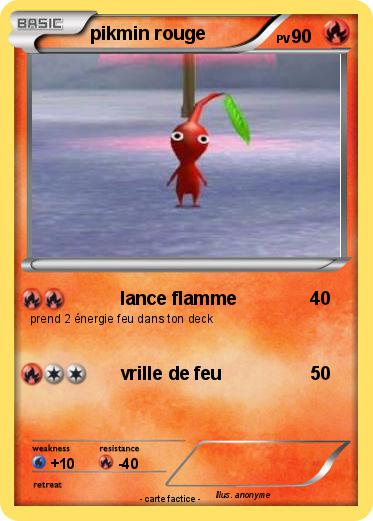 Pokemon pikmin rouge