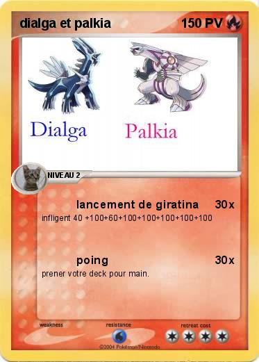 Pokemon dialga et palkia