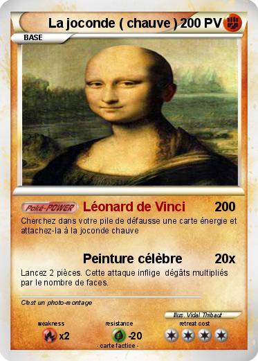 Pokemon La joconde ( chauve )