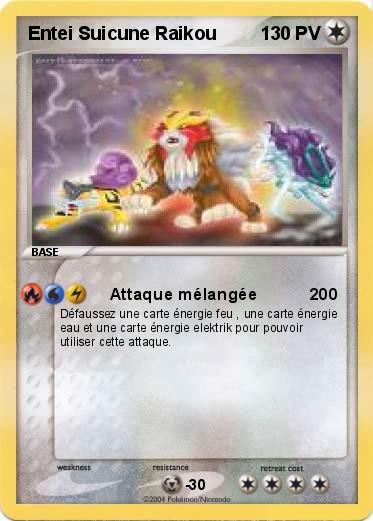 Pokemon Entei Suicune Raikou