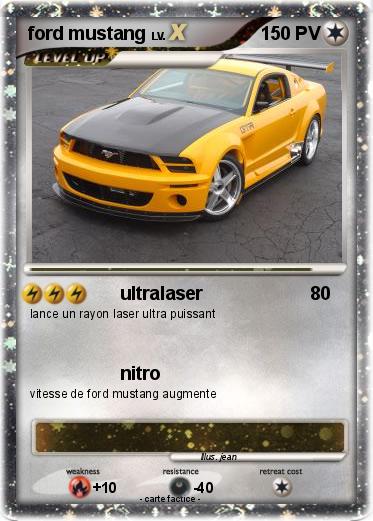 Pokemon ford mustang