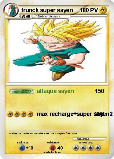 Pokemon trunck super sayen