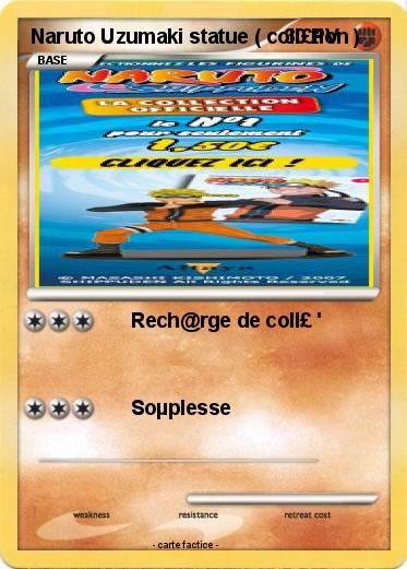 Pokemon Naruto Uzumaki statue ( coll£tion )