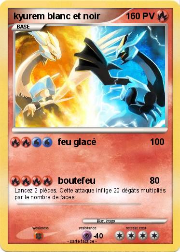 Pokemon kyurem blanc et noir