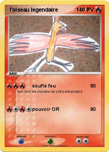Pokemon  l'oiseau legendaire