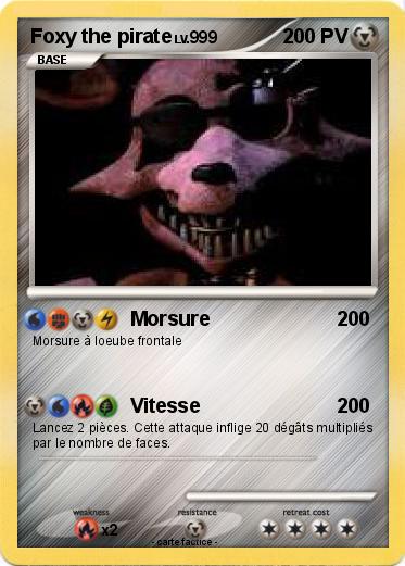 Pokemon Foxy the pirate