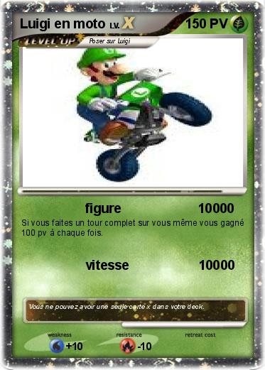 Pokemon Luigi en moto