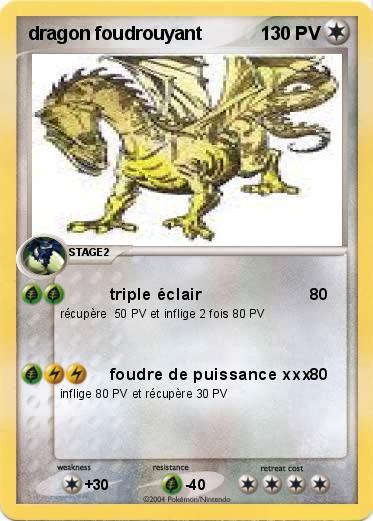 Pokemon dragon foudrouyant