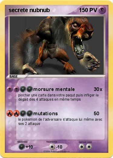 Pokemon secrete nubnub