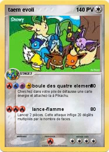 Pokemon taem evoli