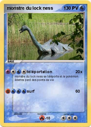 Pokemon monstre du lock ness
