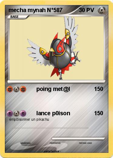 Pokemon mecha mynah N°587