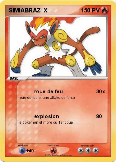 Pokemon SIMIABRAZ  X