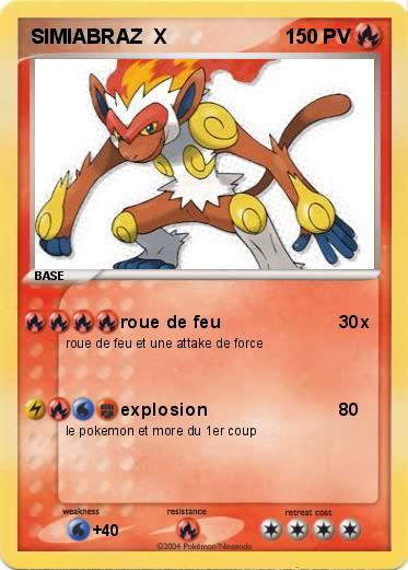 Pokemon SIMIABRAZ  X
