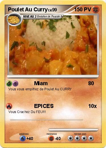 Pokemon Poulet Au Curry