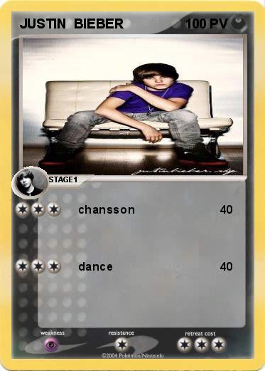Pokemon JUSTIN  BIEBER