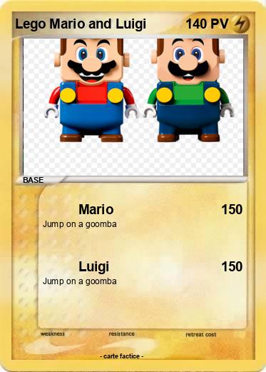 Pokemon Lego Mario and Luigi