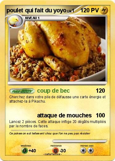 Pokemon poulet qui fait du yoyo