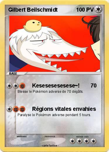 Pokemon Gilbert Beilschmidt