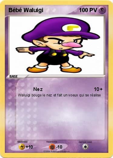 Pokemon Bébé Waluigi