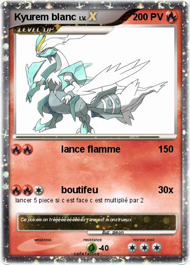 Pokemon Kyurem blanc