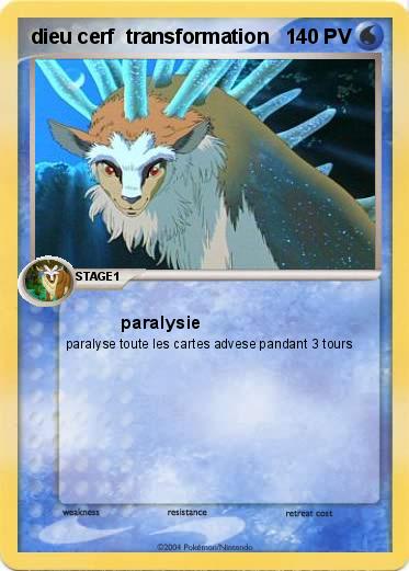 Pokemon dieu cerf  transformation