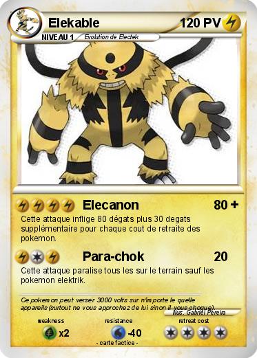 Pokemon Elekable