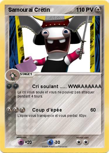 Pokemon Samouraï Crétin