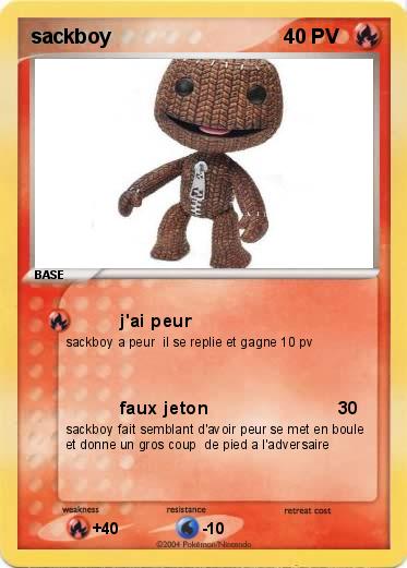 Pokemon sackboy 