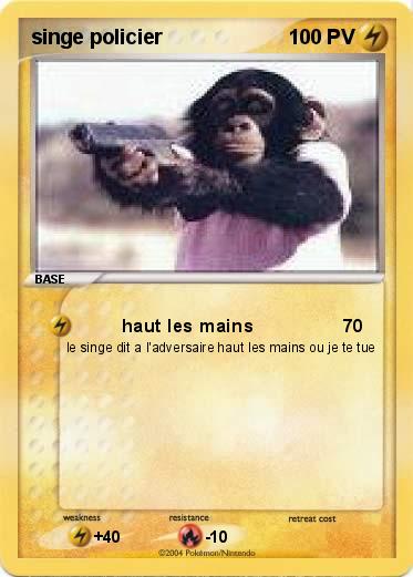 Pokemon singe policier