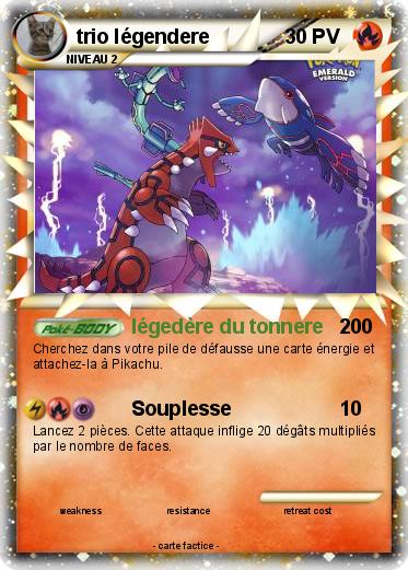 Pokemon trio légendere