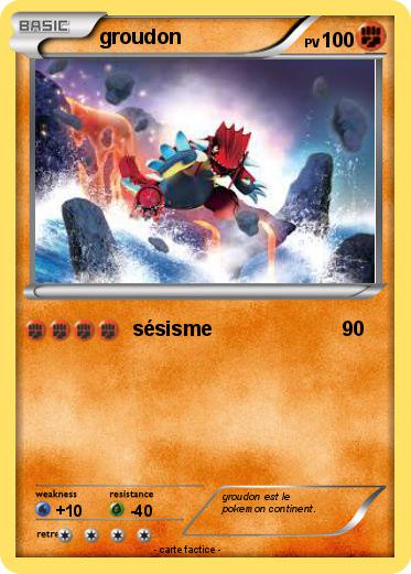 Pokemon groudon