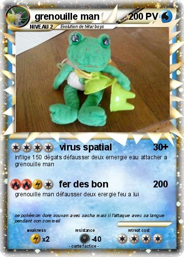 Pokemon grenouille man