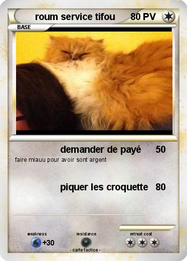 Pokemon roum service tifou