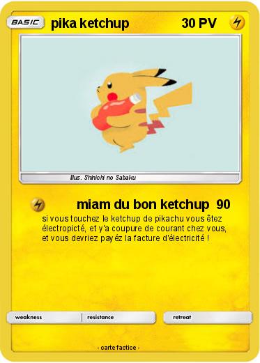 Pokemon pika ketchup
