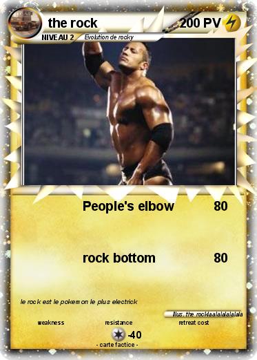 Pokemon the rock
