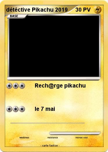 Pokemon détéctive Pikachu 2019
