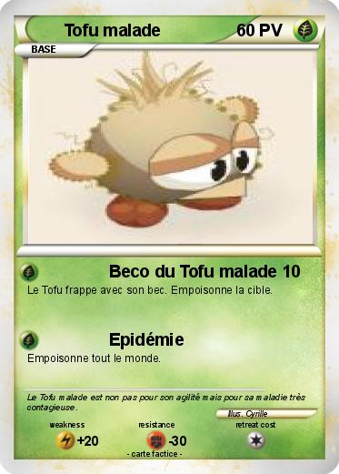 Pokemon Tofu malade