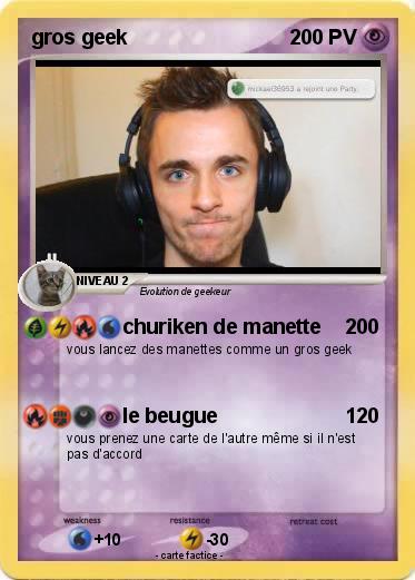 Pokemon gros geek