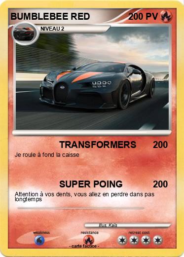 Pokemon BUMBLEBEE RED