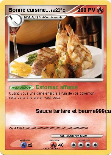 Pokemon Bonne cuisine...