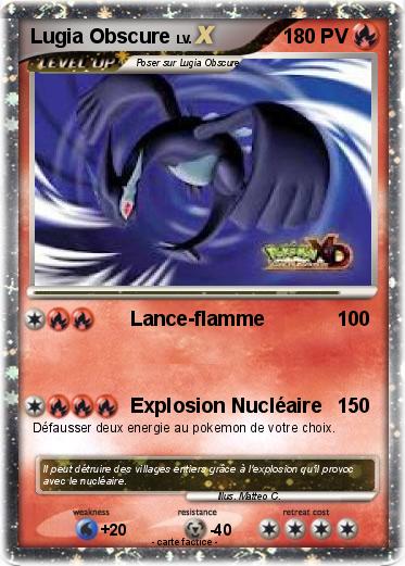Pokemon Lugia Obscure