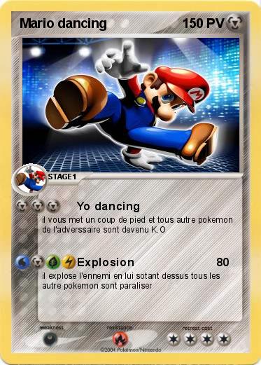 Pokemon Mario dancing